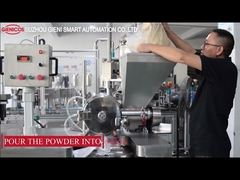 เครื่องพิมพ์ปูนเครื่องสําอางจากสแตนเลส เครื่องพิมพ์ปูนเครื่องสําอาง 8pcs มือถือด้วยการให้อาหารสกรู