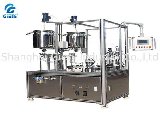 JMF Dual Nozzle Mascara Filling Machine with 20L Double Tanks for High-Viscosity Cosmetics