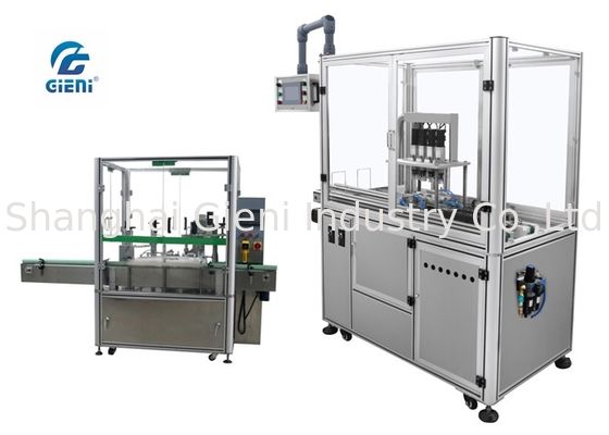 เครื่องบรรจุขวดน้ำมันหอมระเหยที่สามารถปรับระดับได้อย่างรวดเร็วพร้อม Servo Motor Driven