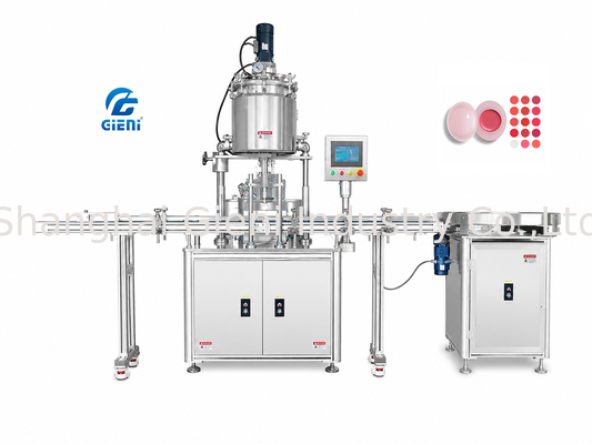 EGR-DH-HF เครื่องเติมน้ําร้อนแบบครึ่งอัตโนมัติ 2 หัว สําหรับท่อเครื่องสําอาง 5-200 มล.