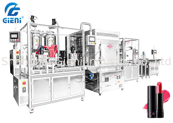 เครื่องบรรจุลิปสติกหินอ่อนซิลิโคน 800 ลิตร / นาที 960 ชิ้น / ชม