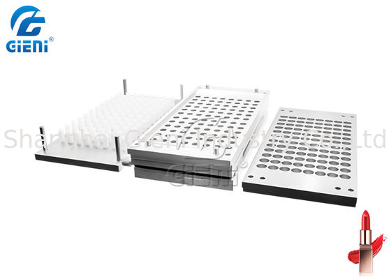 ถาดใส่ลิปสติกเครื่องสำอางอลูมิเนียม 96 ช่อง