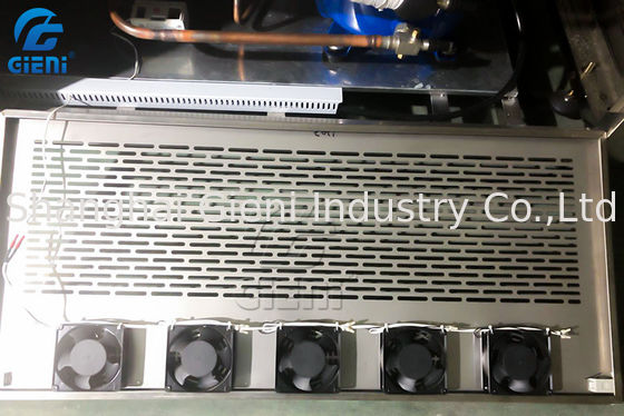 3.5 เมตรเครื่องบรรจุเครื่องสำอางลิปสติกคูลลิ่งอุโมงค์พร้อมคอมเพรสเซอร์ Chilling 5P