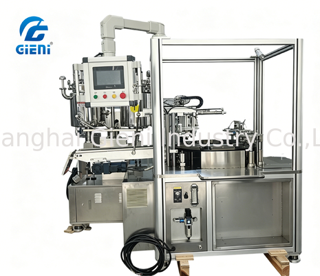 JQR-02C เครื่องบรรจุครีมซีซีเบาะลมแบบโรตารี (เดี่ยว / คู่ / หลายสี)