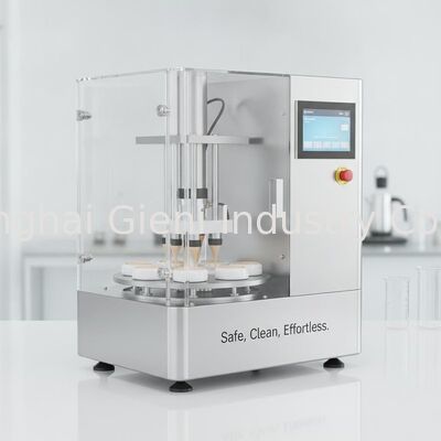 เครื่องเติมครีม CC Rotary Ergonomic พร้อมการทํางานไร้ฝุ่นและเสียงต่ํา (< 75dB) สําหรับการผลิตเครื่องสําอางที่ปลอดภัย
