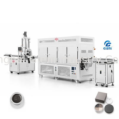 JYF Single-Nozzle Filling Production Line Servo Filling System Air Cooling Tunnel for Cosmetic Paste
