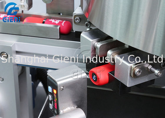 PLC Control 2KW 90pcs / Min เครื่องติดฉลากลิปสติก