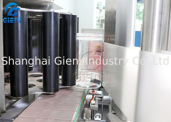 SS304 300pcs / Min Star Wheel เครื่องติดฉลากเครื่องสำอาง