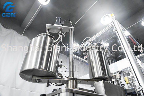 เครื่องบรรจุเครื่องสำอางมาสคาร่าชนิดโรตารี่ PLC Control 60 ชิ้น / นาที