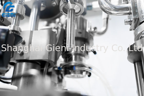 SUS316L 2400pcs / H เครื่องบรรจุหลอดเครื่องสำอางหมุนเวียนน้ำ