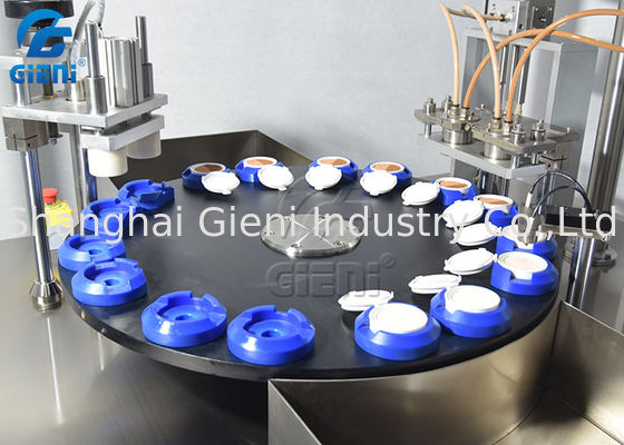 เครื่องบรรจุเครื่องสำอางโรตารี่ 20 มล. สำหรับครีมรองพื้น BB 30 ชิ้น / นาที