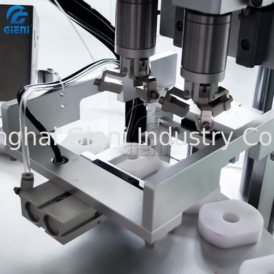 เครื่องบรรจุลิปกลอสควบคุม PLC 7KW, ฟิลเลอร์หลอดลิปกลอสโรตารี