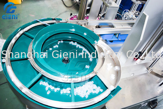 เครื่องบรรจุลิปกลอสกึ่งอัตโนมัติโรตารี 15 ลิตร