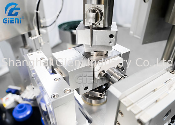 เครื่องบรรจุและปิดฝาแบบโรตารี่กึ่งอัตโนมัติสำหรับมาสคาร่าหรือลิปกลอส