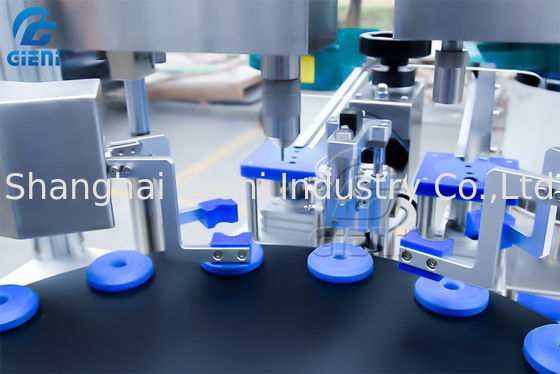 AC220V 50 ชิ้น/นาทีโรตารี่เล็บเจลเติมเครื่อง 2 หัวฉีด