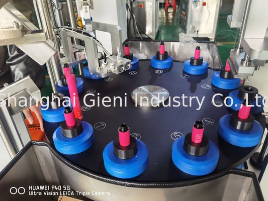 อัตโนมัติ 30ML Mascara เติมเครื่องกับตารางสั่นและ 50 PCS / นาทีผลิต