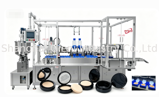 เครื่องเติมน้ําครึ่งอัตโนมัติ 4 ช่องสําหรับ NBR สปองความหนาแน่นสูง