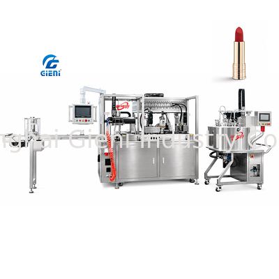 GLU-900 ความจุสูง 112 ฟันผุซิลิโคนแม่พิมพ์ลิปสติกเครื่องบรรจุ 900 ชิ้น / ชั่วโมงอุปกรณ์การผลิต