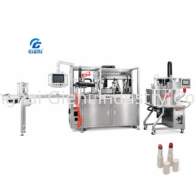 GLU-900 เครื่องเติมลิปสติก โมลด์ ปรับความร้อนก่อน การหล่อซ่อนระบบบูรณาการ Leister อุปกรณ์ถังอากาศร้อน 30L