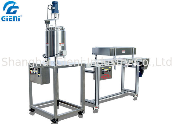 ราคาดี สายการผลิตแม่พิมพ์ลิปบาล์มชนิด SUS304 ด้วยตนเองพร้อม Remelting Conveyor ออนไลน์