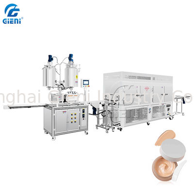 ราคาดี SUS304 เครื่องบรรจุหลอดเครื่องสำอางหมุนเวียน 20P Chilling Cosmetic Cream Filling Machine ออนไลน์